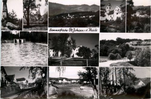 Steiermark/div. Orte - Sommerfrische St. Johann i.d. Haide, div. Bilder