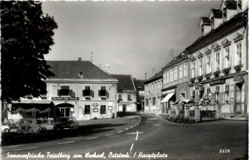 Steiermark/div. Orte - Sommerfrische Friedberg am Wechsel, Hauptplatz