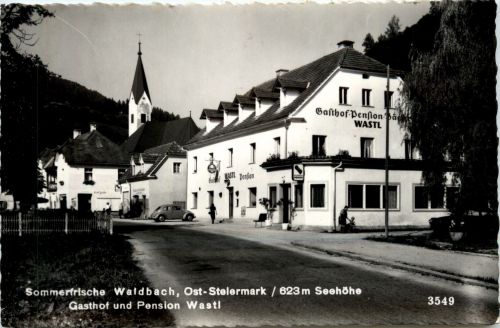 Steiermark/div. Orte - Sommerfrische Waldbach, Gasthof und Pension Wastl