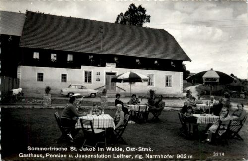 Steiermark/div. Orte - St. Jakob im Walde, Gasthaus und Pension leitner, vlg. Narrnhofer