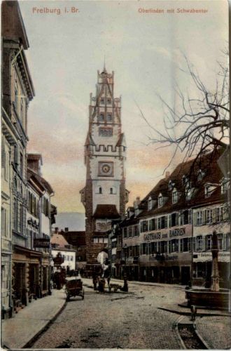 Freiburg i.B. - Oberlinden mit Schwabentor