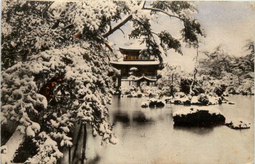Kinkakuji under snow - Kyoto