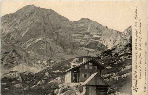 Admont/Gesäuse und Umgebung - Hesshütte am Ennseck gegen das Hochtor
