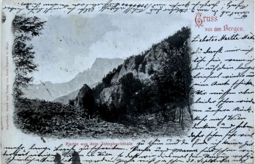 Admont/Gesäuse und Umgebung - Partie aus dem Johnsbachtale