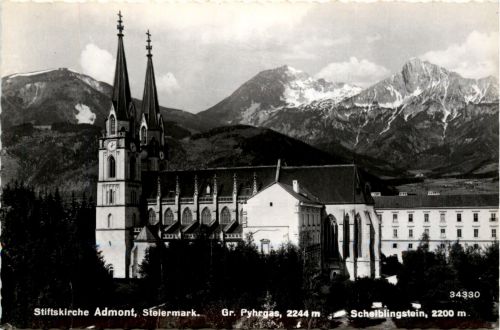 Admont/Gesäuse und Umgebung - Stiftskirche Admont, Gr.Pyhrgas, Scheiblingstein
