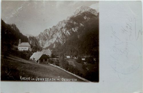 Admont/Gesäuse und Umgebung - Johnsbach: Kirche mit Ödstein