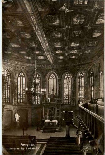 Penig - Inneres der Stdtkirche