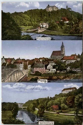 Penig in Sachsen - Rochsburg Wolkenburg