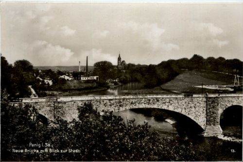 Penig in Sachsen - Neue Brücke