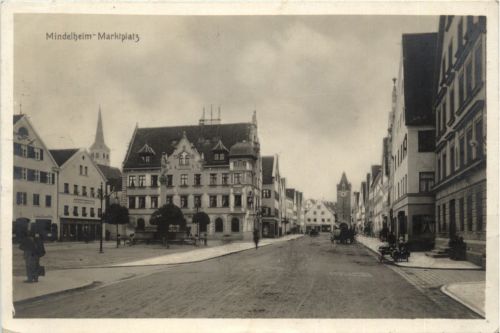 Mindelheim/Bayern/Schwaben/Unterallgäu - Marktplatz