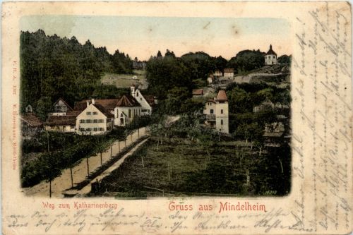 Mindelheim/Bayern/Schwaben/Unterallgäu - Weg zum katharinenberg