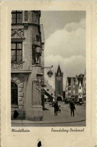 Mindelheim/Bayern/Schwaben/Unterallgäu - Frundsberg-Denkmal