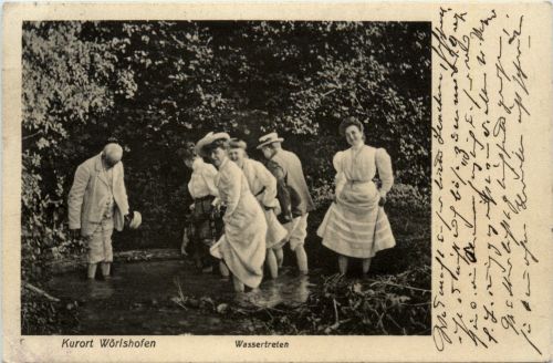 Bad Wörishofen/Bayern/Schwaben/Unterallgäu - Wassertreten