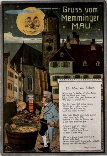 Memmingen/Bayern/Schwaben/Unterallgäu - Gruss vom Memminger Mau