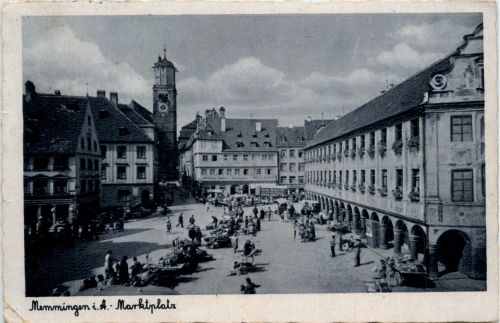 Memmingen/Bayern/Schwaben/Unterallgäu - Marktplatz