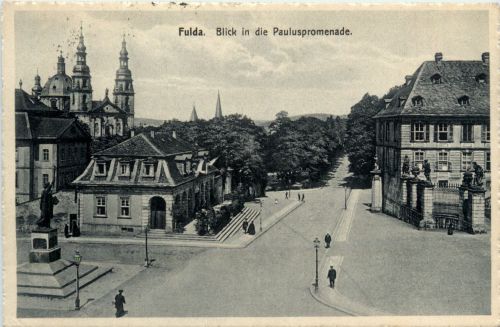 Fulda - Blick in die Pauluspromenade