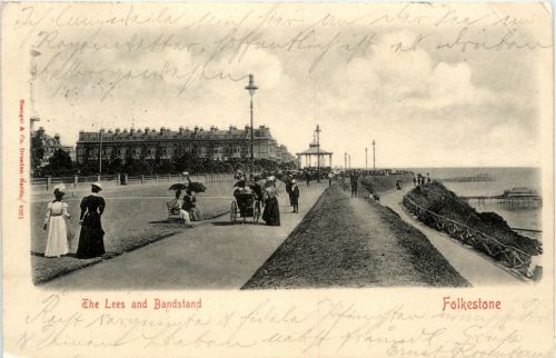 Folkestone - The Lees and Bandstand