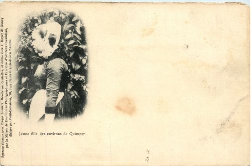 Jeune fille des environs de Quimper