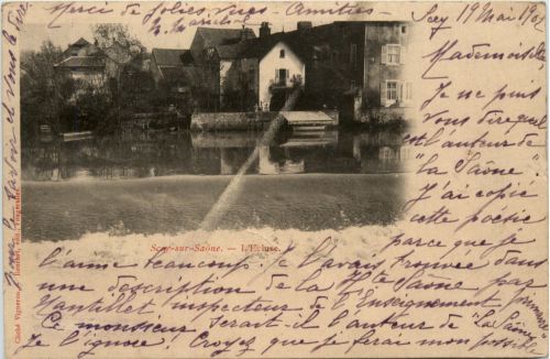Scey sur Saone - L Ecluse