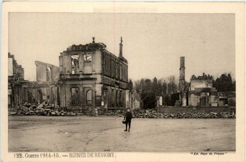 Ruines de Revigny Guerre 1914