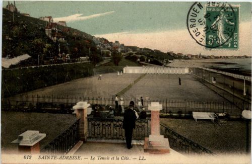 Sainte Adresse - Le tennis et la Cote