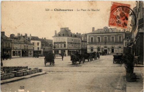 Chateauroux - La Place du Marche