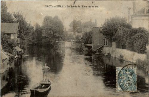 Pacy sur Eure - Les Bords de l Eure vus en aval