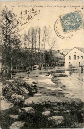 Mortagne - Coin de Paysage a romaine - Vendee