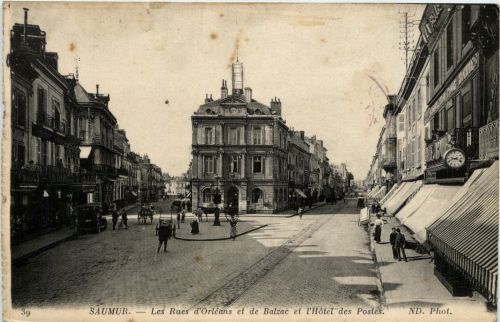 Saumur - Les Rues d Orleans et de Balzac - Maine et Loire