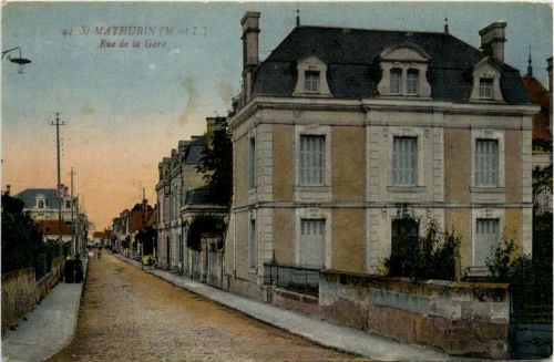 St. Mathurin - Rue de la Gare - Maine et Loire - 49