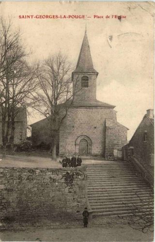 Saint Georges La Pouge - Place de l Eglise - Creuse - 23