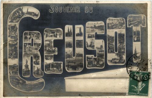 Souvenir du Creusot - Saone et Loire - 71