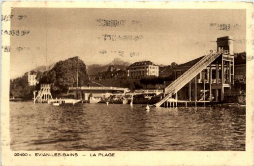 Evian Les Bains - La Plage - Haute Svoie - 74