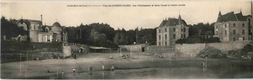 Pornic - Sainte Marie de Pornic - Plage des Grandes Vallees - Klappkarte - Loire Atlantique - 44