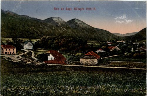 Ban de Sept - Kämpfe 1915/16 Feldpost - Vosges - 88