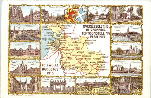 Overijsselsche Niverheids-Tentoonstellung Plan 1913 Zwolle