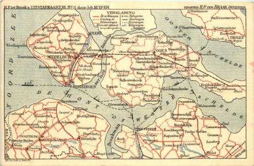 Middelburg - Uitstapkaartje - Map