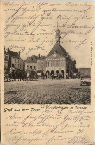Peronne - Marktplatz - Somme - 80