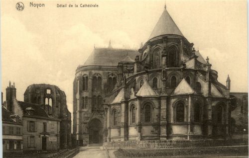 Noyon - Detail de la Cathedrale - Oise - 60