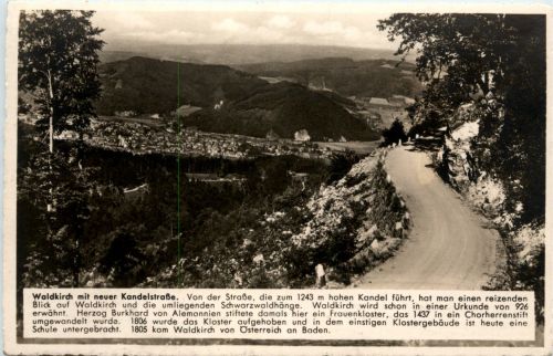 Schwarzwald, Freiburg i.B. und div.Orte mit Umgebung - Waldkirch mit neuer Kandelstrasse