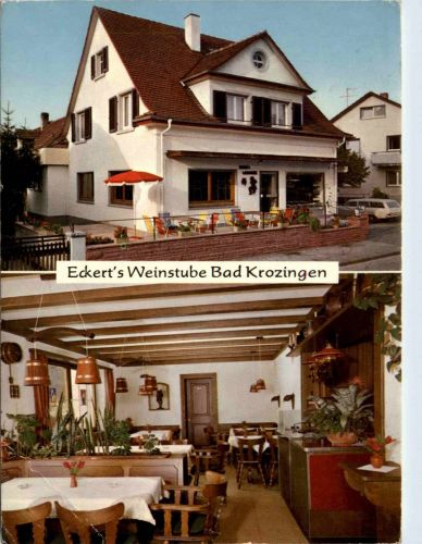 Schwarzwald, Freiburg i.B. und div.Orte mit Umgebung - Bad Krozingen - Thermalkurort, Eckerts Weinstube