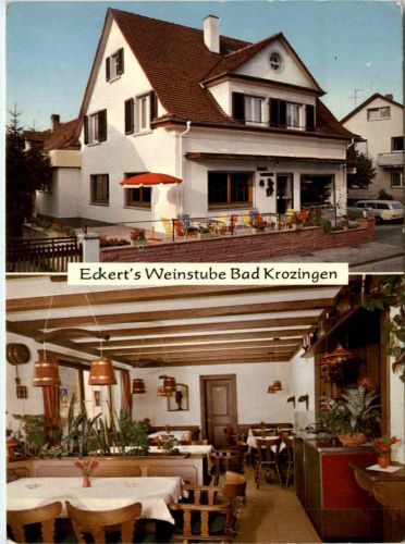 Schwarzwald, Freiburg i.B. und div.Orte mit Umgebung - Bad Krozingen - Thermalkurort, Eckerts Weinstube