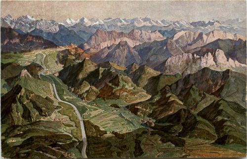 Bayern/Oberpfalz/div.Orte und Umgebung - Das Brannenburger Land, mit Gebirgs-Panorama Wendelstein