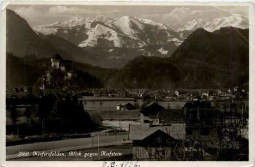 Bayern/Kiefersfelden - Blick gegen Kufstein