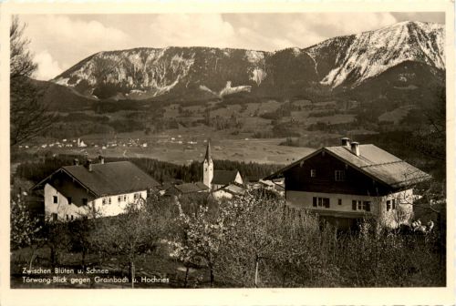 Obb/Bayern/Wendelstein/ div.Orte und Umgebung - Törwang-Blick gegen Grainbach und hochries