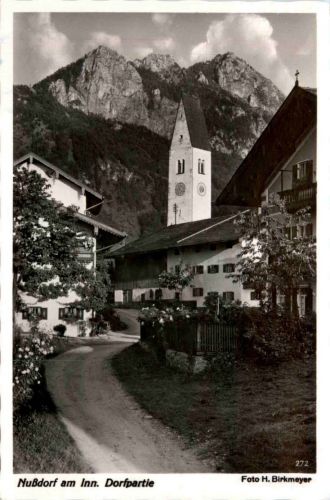 Obb/Bayern/Wendelstein/ div.Orte und Umgebung - Nussdorf am Inn , Dorfpartie