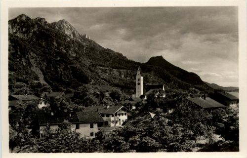 Obb/Bayern/Wendelstein/ div.Orte und Umgebung - Nussdorf am Inn mit Heuberg und Kranzhorn vom Gasthof Bernrieder