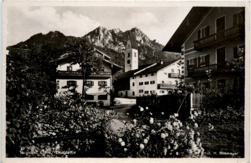 Obb/Bayern/Wendelstein/ div.Orte und Umgebung - Nussdorf am Inn, Dorfpartie