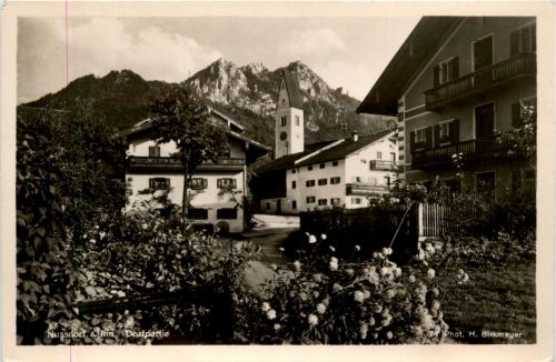 Obb/Bayern/Wendelstein/ div.Orte und Umgebung - Nussdorf am Inn, Dorfpartie