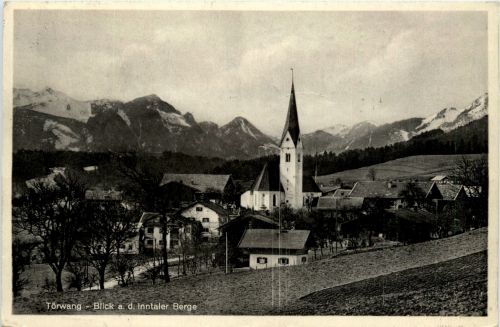 Obb/Bayern/Wendelstein/ div.Orte und Umgebung - Törwang , Blick a.d. Inntaler Berge